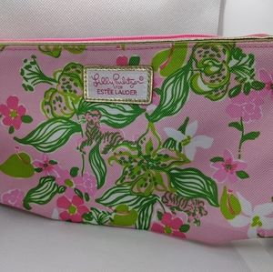 Lilly Pulitzer for Estee Lauder Tiger Cosmetic Bag